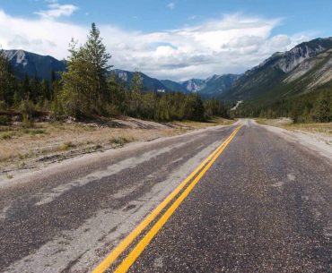 Highway through Yukon